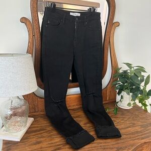 KanCan Black Straight Leg Jeans